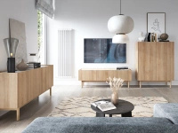 Riviera Eiche || Marmor Bianco