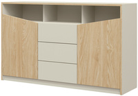Eiche Oliven || Grau Beige