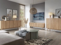 Riviera Eiche || Marmor Bianco